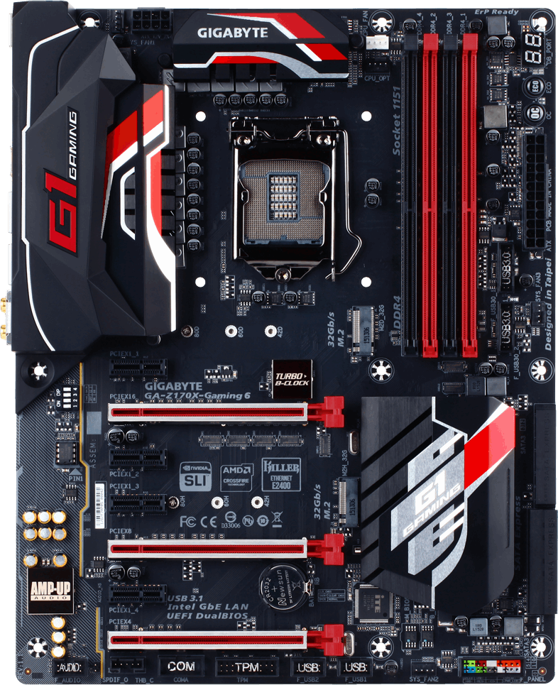 Gigabyte GA-Z170X-Gaming 6 Rev. 1.1 - Motherboard Specifications